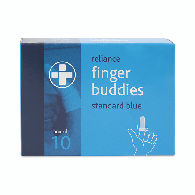 Finger Buddies Standard Blue PK10