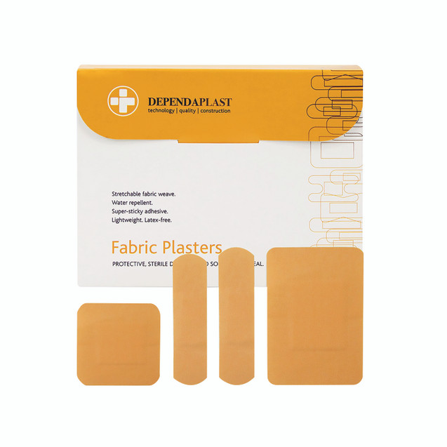 Reliance Fabric Plasters Astd PK100