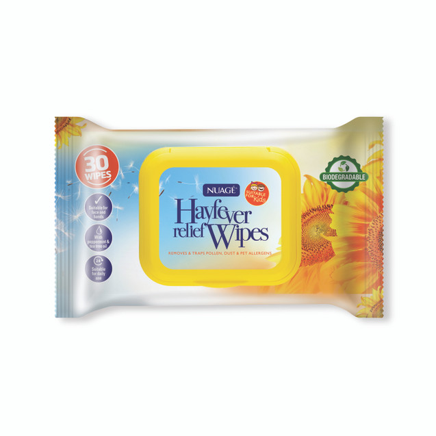 Nuage Hayfever Relief X30 Wipes PK24