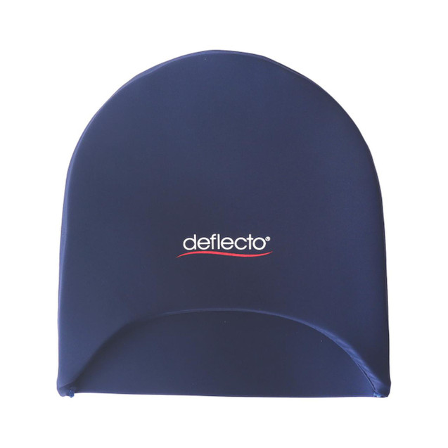 CW Office Deflecto Reusable Cool/Heat Cap BLU, navy blue heat and cold protection cap with the Deflecto logo on the front.