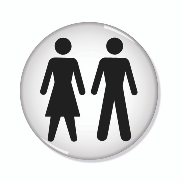 Signslab Women + Men Symbol 60MM