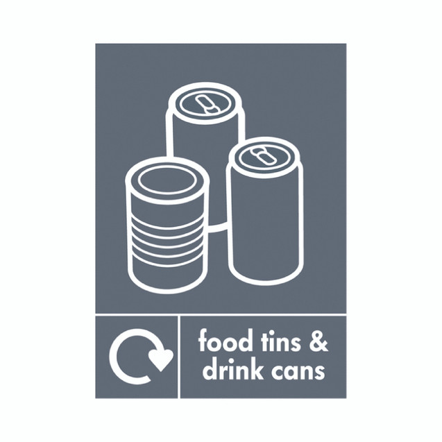 A5 Sign Food Tins And Drink Cans PK5