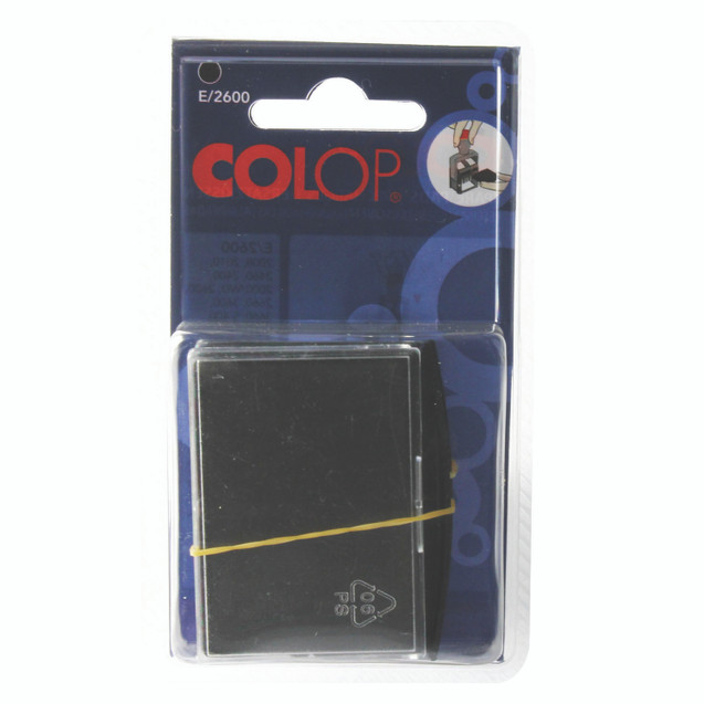 Colop E/2600 Rep Pads Black PK2