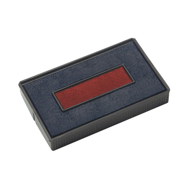 CW Office Colop E/200/2 Rep Pads Blue/Red PK2, blue and red ink pads for stamp impressions.