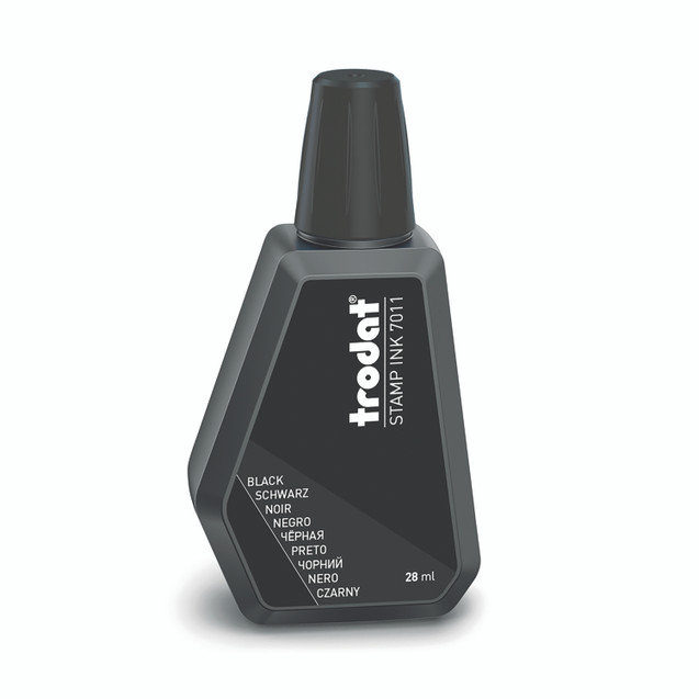 Trodat 7011 Stamp Pad Ink Black