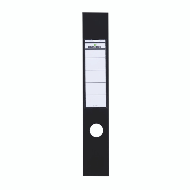Durable Ordofix Spine Label BLK PK10