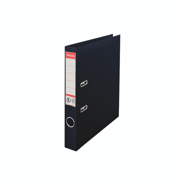 Esselte 50MM Lach File A4 Black PK10