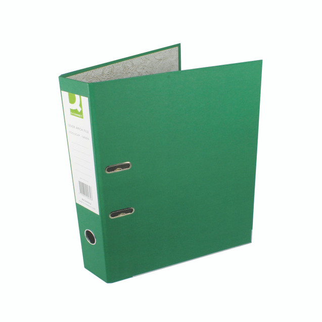 Q-Connect Lach Foolscap Green PK10