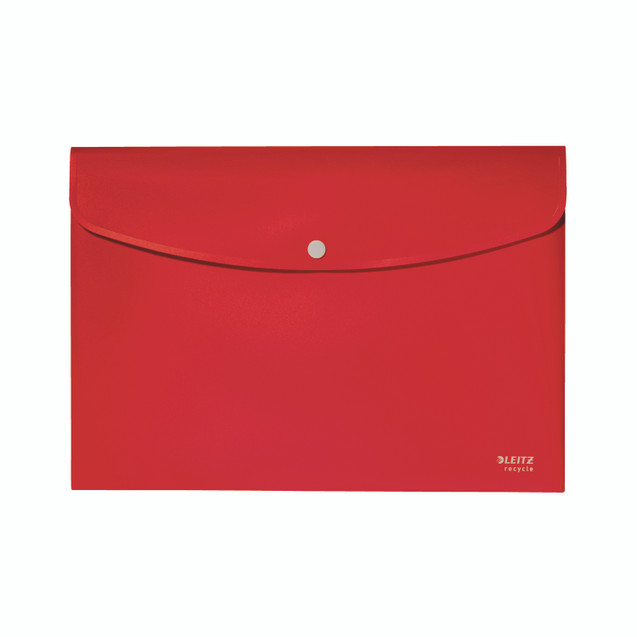 Leitz Recycle Doc Wallet A4 Red PK10