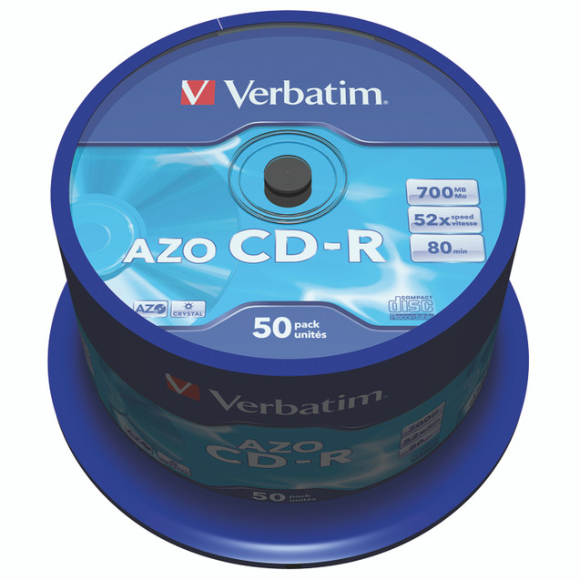 Verbatim CD-R 80M/700MB Crysl SPND50
