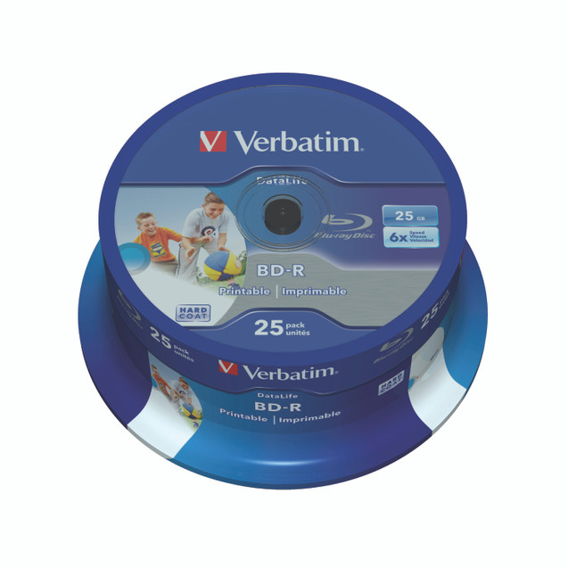 Verbatim BLU-Ray Bd-R 25GB 6XPRINT