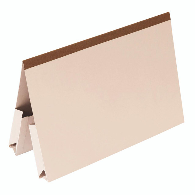 CW Office Guildhall Reinf Dbl Pkt Wlt Buf PK25, a double pocket leather wallet with reinforced structure and buff color, intended for office use and secure document storage.