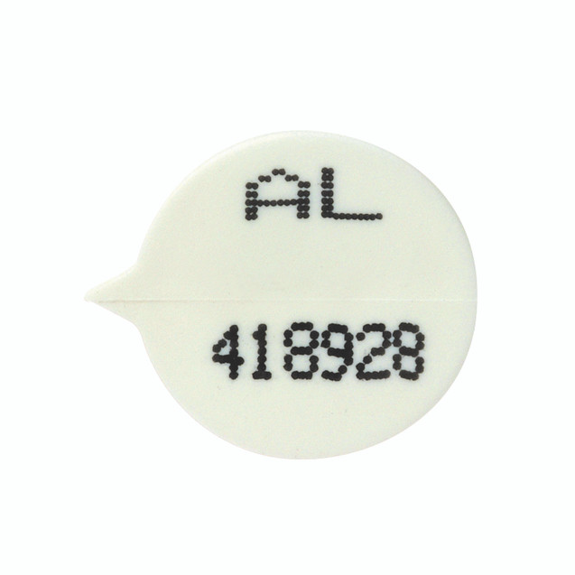 Seals Numbered White PK500