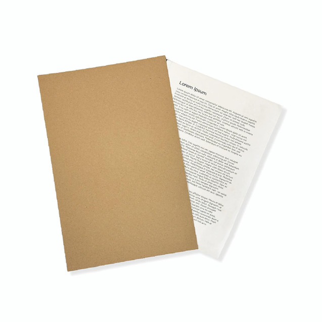 CW Office Guildhall Sq Cut Fldrs Man Fsp PK100, plain brown and white folders for document storage and organization.