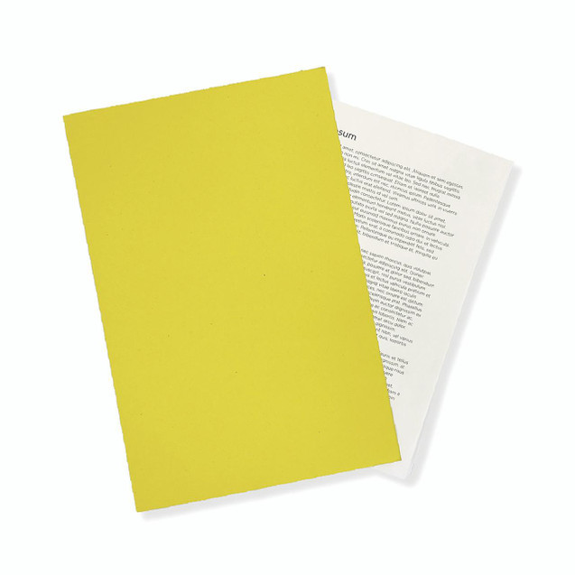 CW Office Guildhall Sq Cut Fldr 315G Ylw PK100, yellow cutting folder for document organization by CW Office.