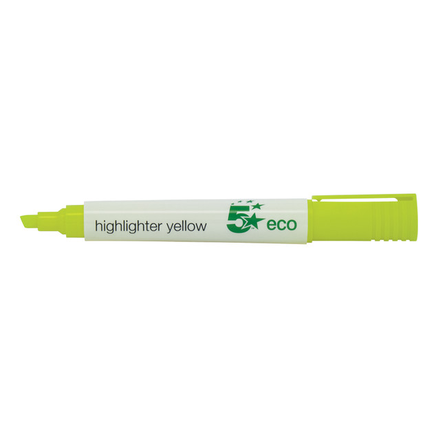 Highlighter Chisel Tip Ylw PK10