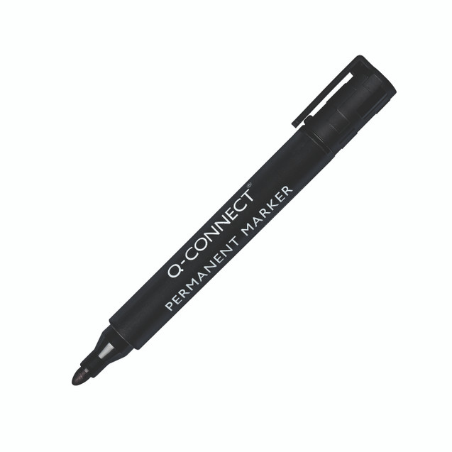 Q-Connect Perm Marker B/Tip BLK PK10