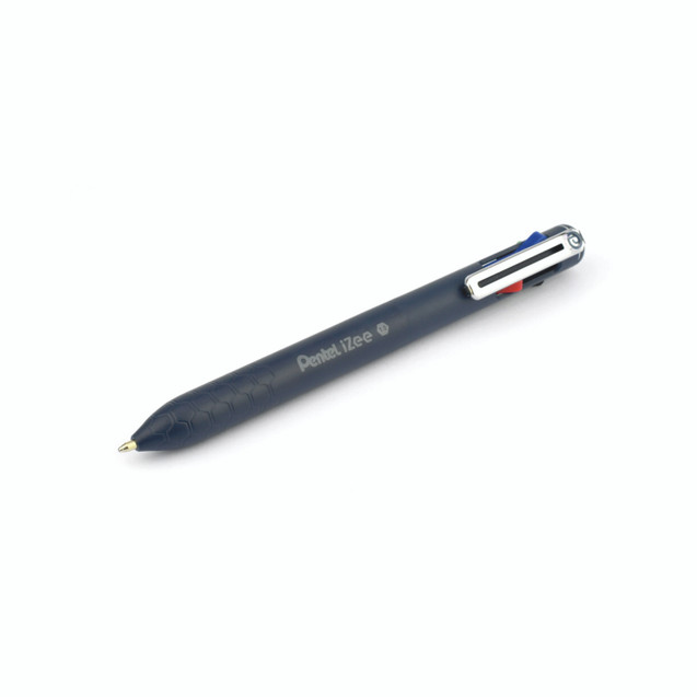 Pentel Izee 4 Colours Ball Blue PK12