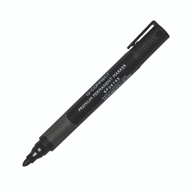 Q-Connect Prem Perm Marker BLK PK10