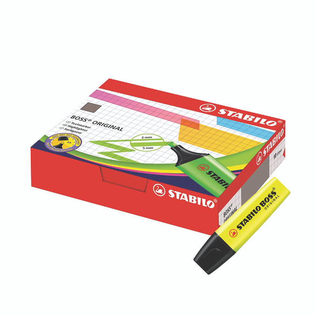 Stabilo Boss Original Hler Ylw PK10