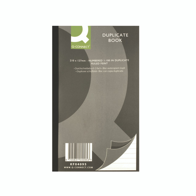 Q-Connect Duplicate Book 210X127MM