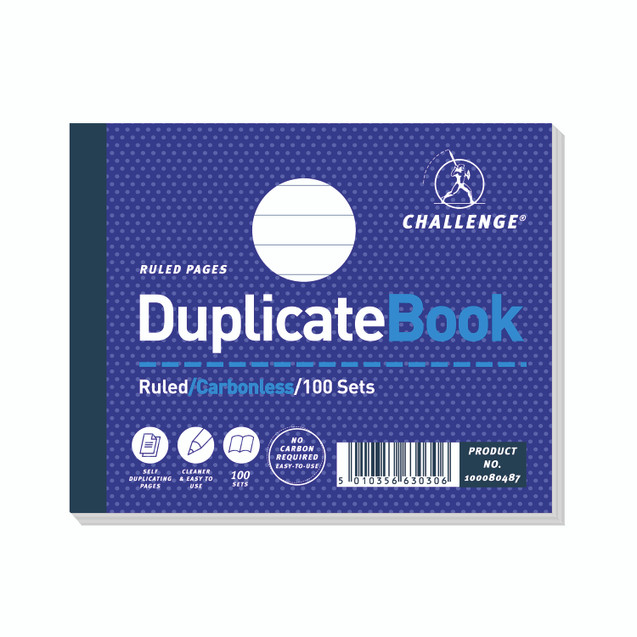 Challenge Dup Book 105X130MM PK5