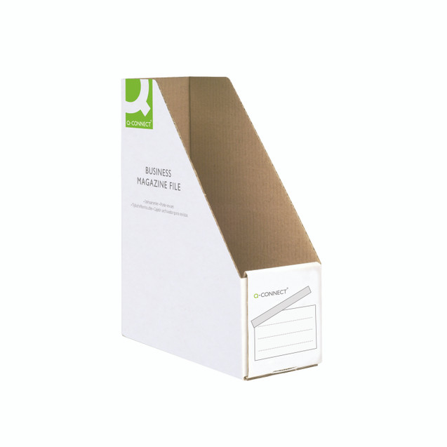 Q-Connect BUS Mag File White PK10