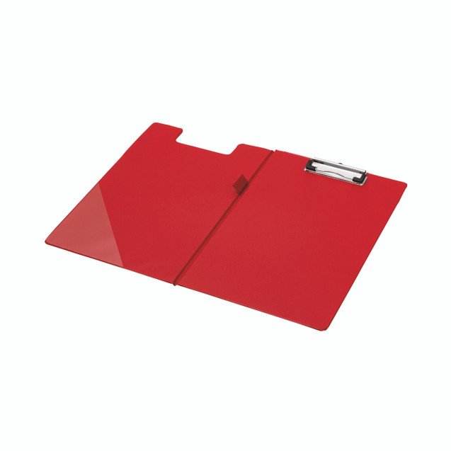 Q-Connect PVC Fold Clipboard A4 Red
