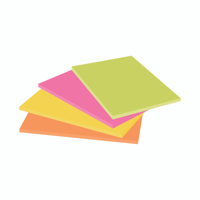 Post-It Ss Meeting Neon 149X98 PK4