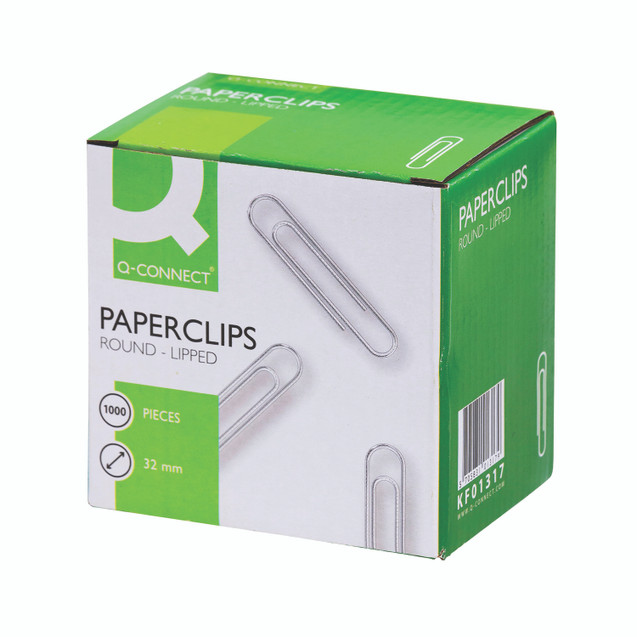 Q-Connect Pclip Lipped Box 1000