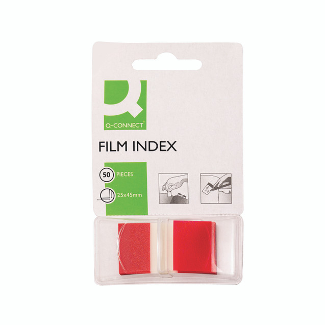 Q-Connect Page Marker 1 Inch Red