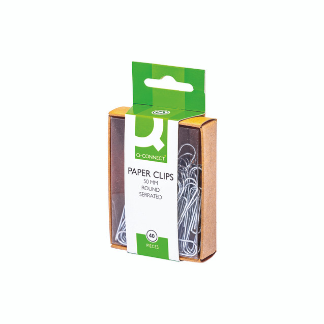 Q-Connect 50MM Serrated Pclip PK400