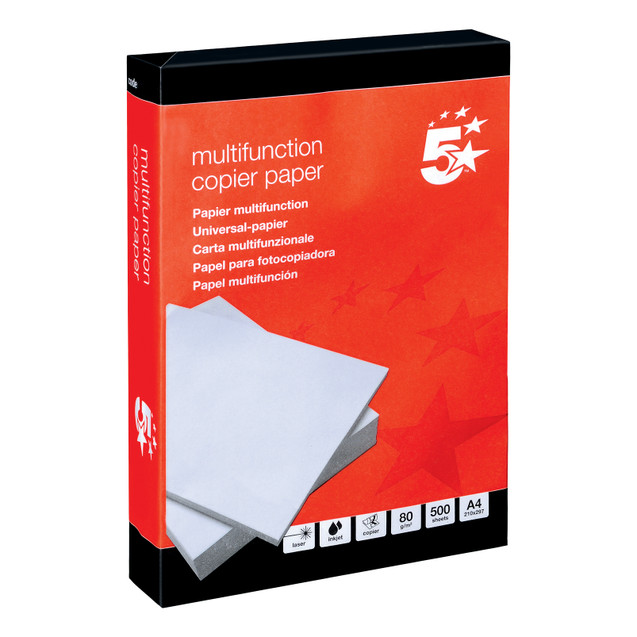 A4 Copier Paper 80GSM WHT PK2500