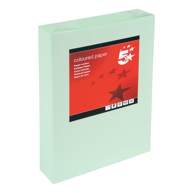 A4 Coloured Copier Paper Lgrn PK500
