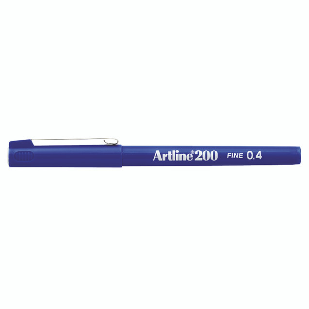 Artline Pen 0.4MM Tip Blue 200 PK12