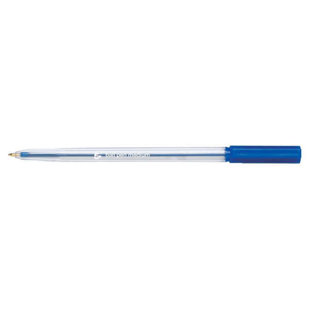Ball Pen Medium 1MM Tip Blue PK20