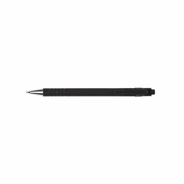 Q-Connect Lamda Ball Pen Black PK12