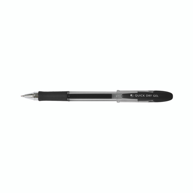 Q-Connect Delta Gel Pen Black PK12
