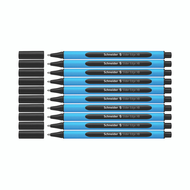 Slider Edge Xb Ballpoint Black PK10