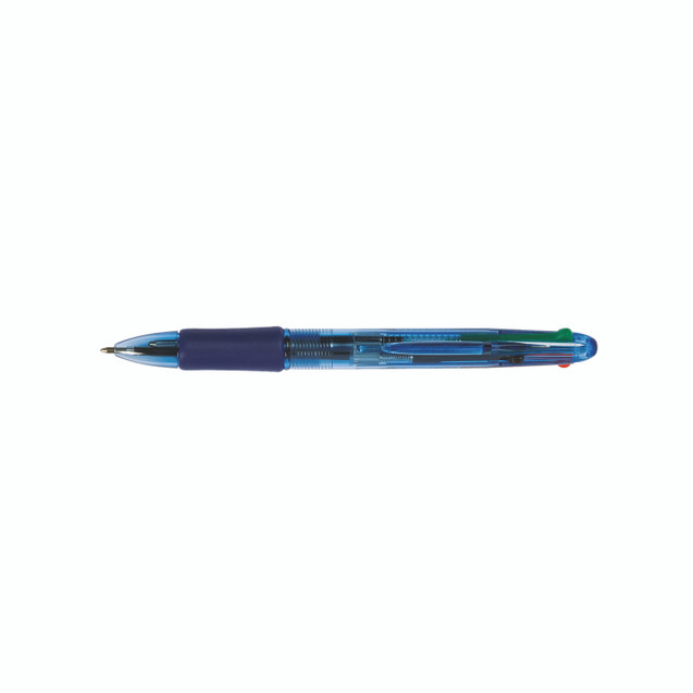 Q-Connect 4 Colour Ball Pnt Pen PK10