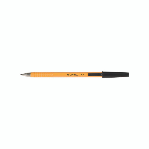 Q-Connect Ball Point Fine BLK PK20