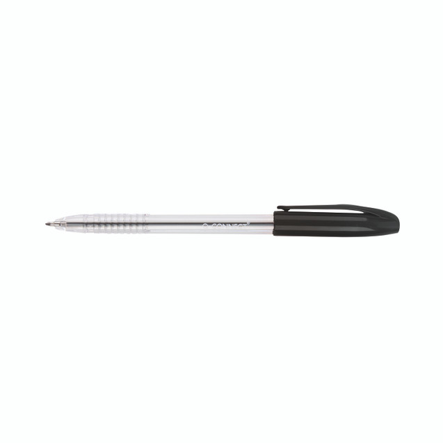 Q-Connect Stick Ballpoint Med Bk P20