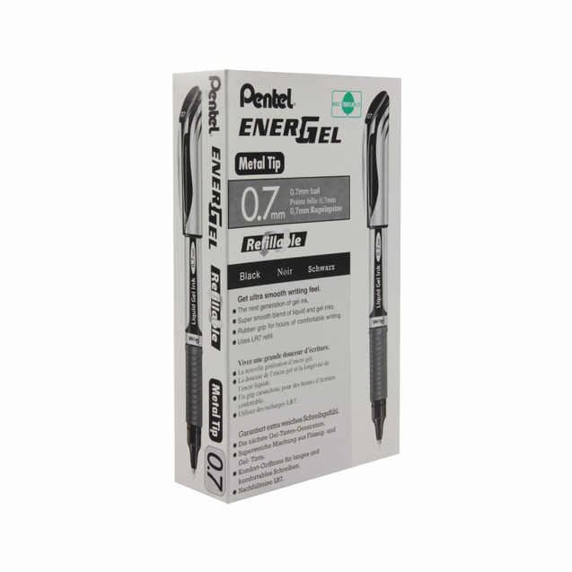 Pentel Metal Tip Rollerball Black