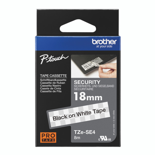 Brother Tze Sec Tpe 18MM BLK/WHT