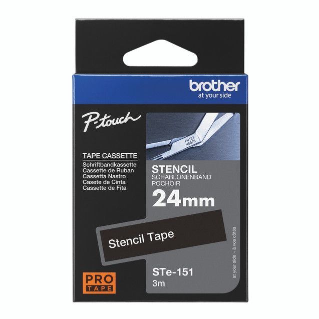 Brother Stencil Tpe 24MMX3M BLK