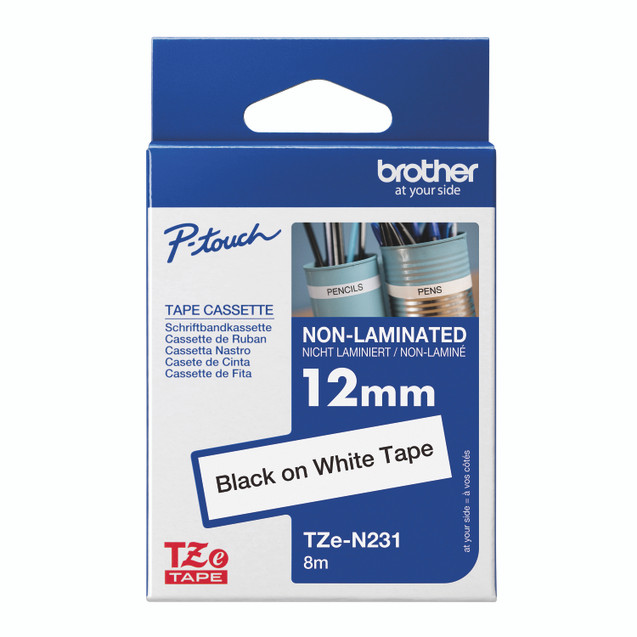 Brother Tze N-L Tpe 12MM BLK/WHT Tpe