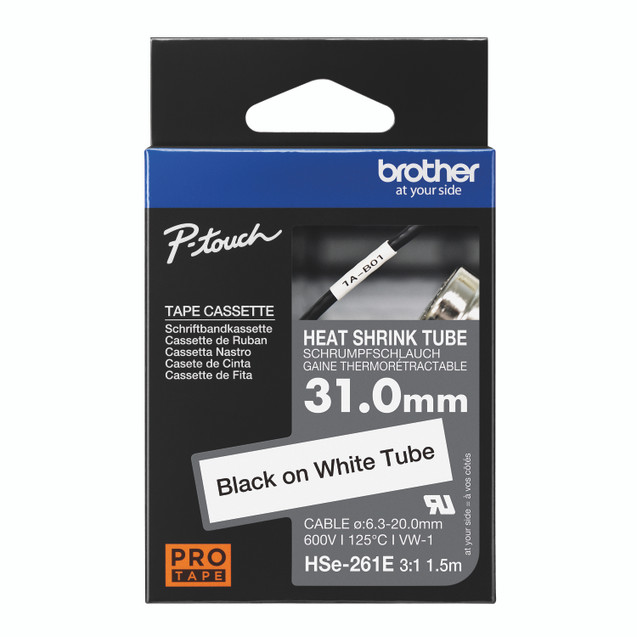Brother HSE Tube Tpe 31.0MM BLK/WHT