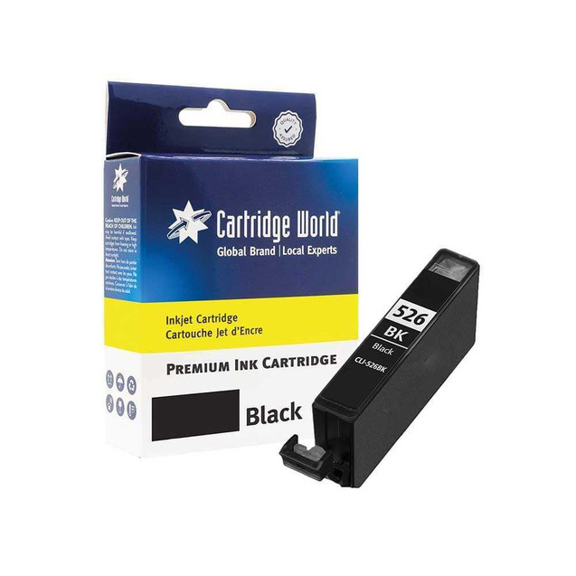 Cartridge World Compatible with Canon CLI-526BK Black 4540B001