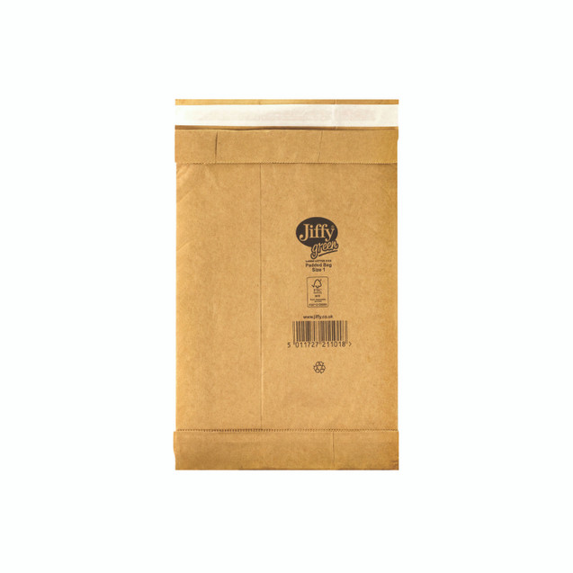 Jiffy Pad Bags Rcyl Sz 1 Gld PK100