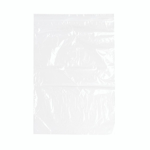 CW Office Minigrip BAG 254X356MM Clear PK1000, transparent resealable plastic bag for storage and organization.